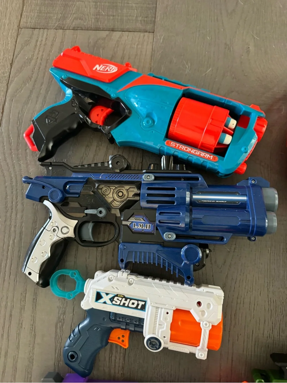 7 Nerf Foam Toy Guns: Flip Flury, X Shot, Fortnite
